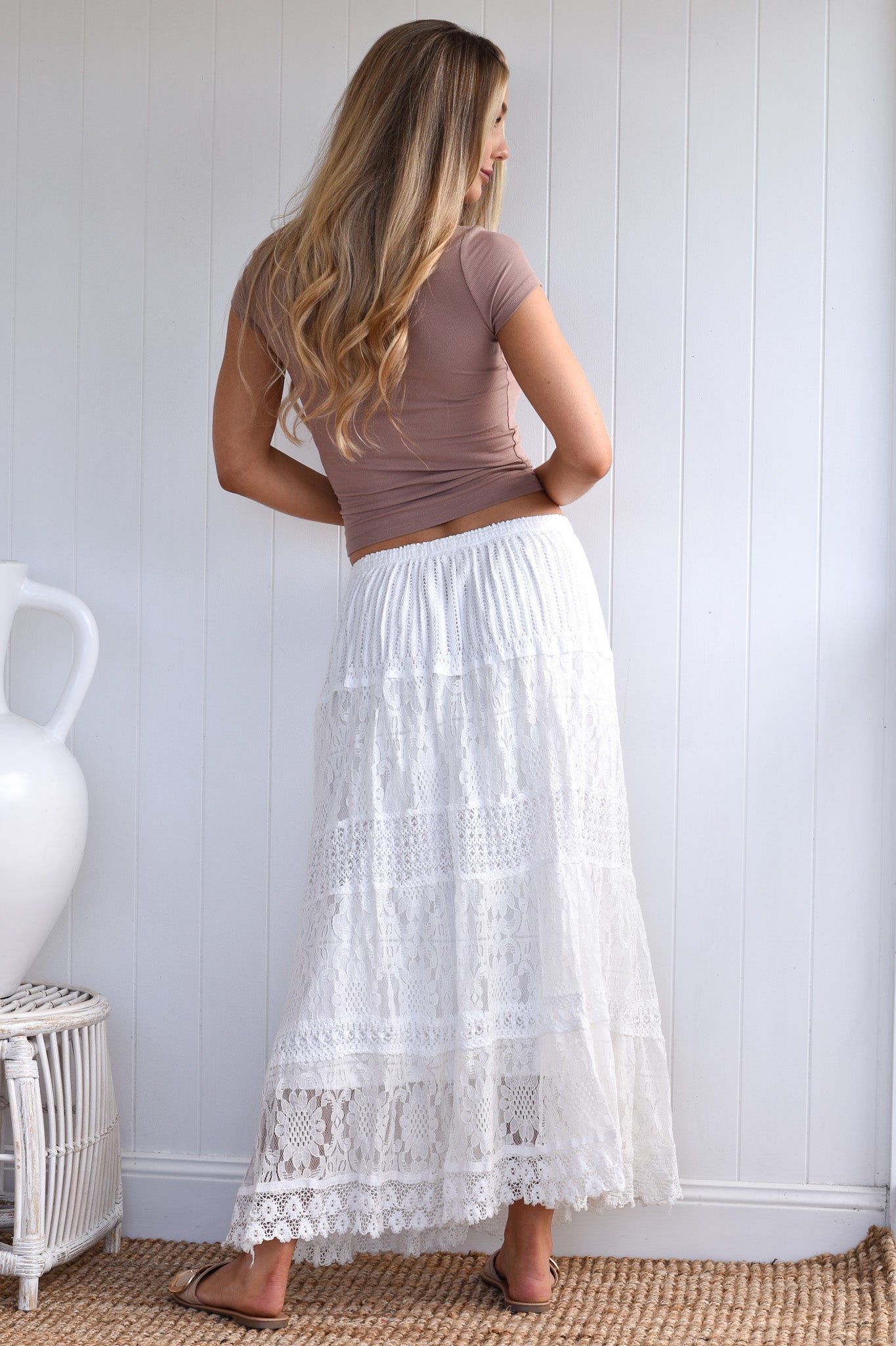 Cali Skirt - White