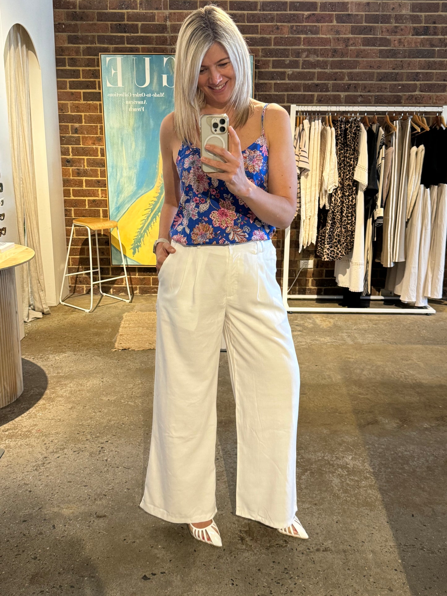 Luna Pant - White