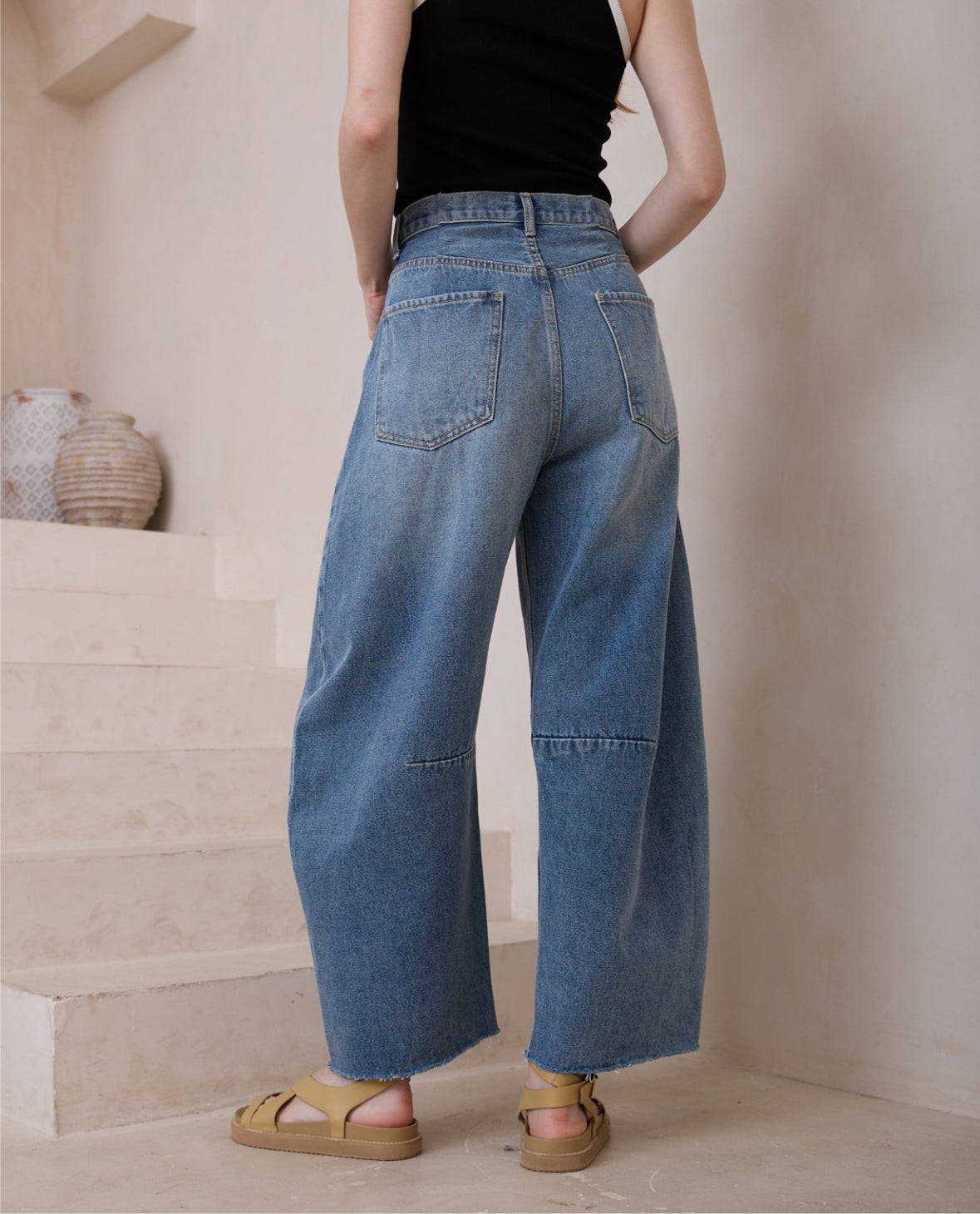 Minnie Barrel Leg Jeans