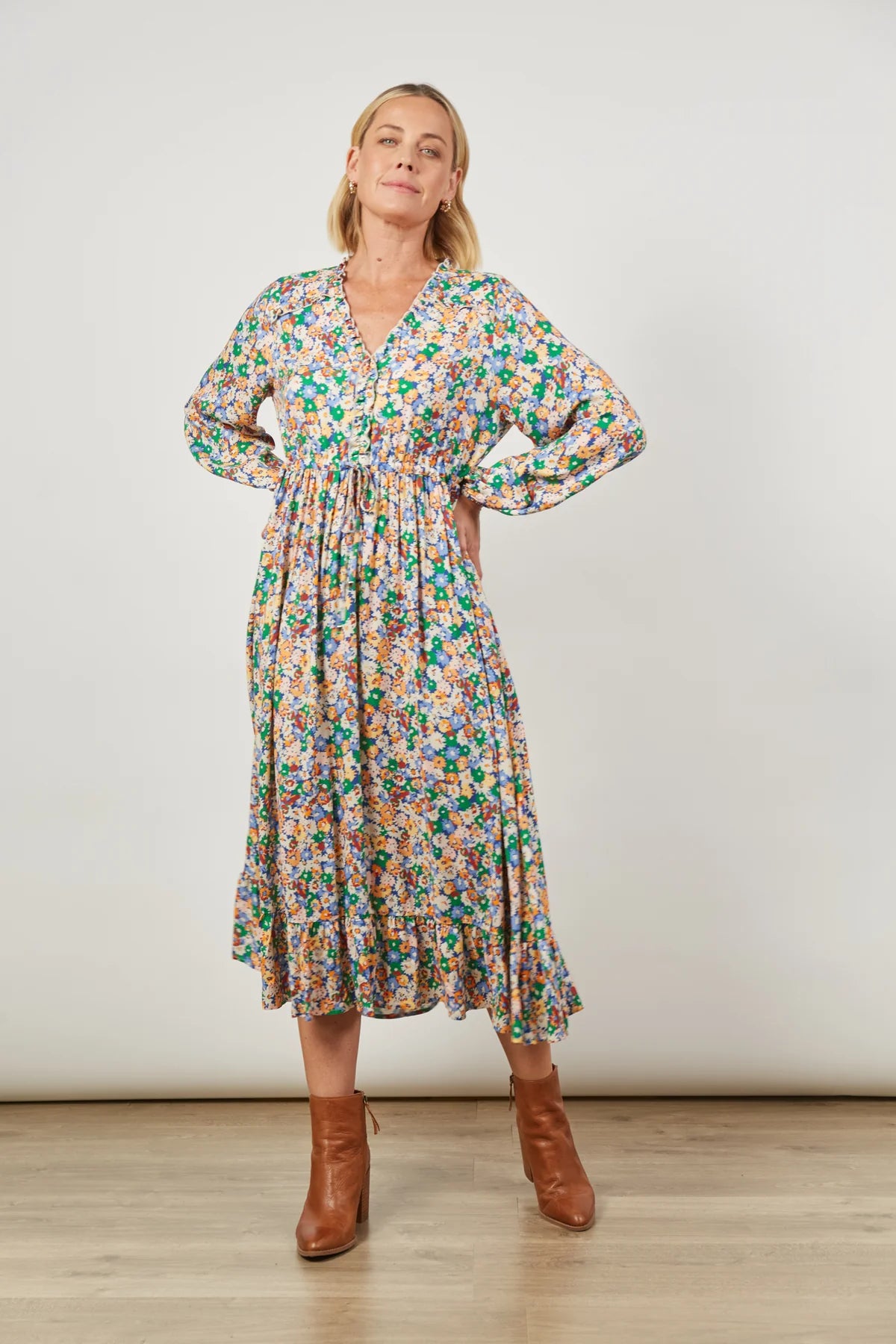 Euphoria Tie Maxi - Meadow Bloom