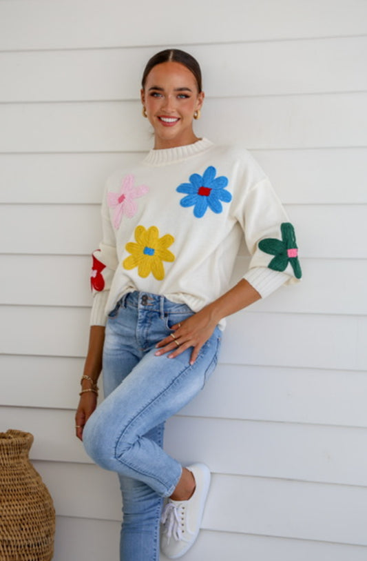Daisy Flower Power Knit