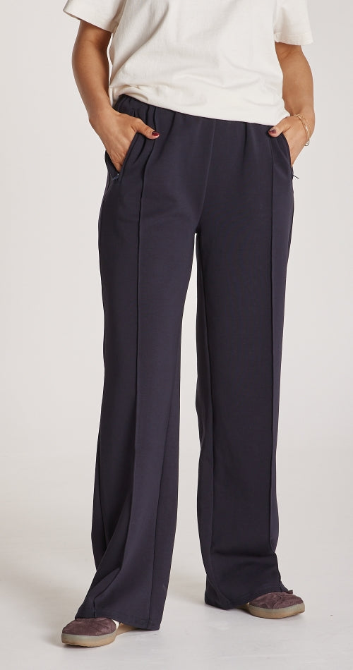 Noah Wide Leg Pant - Navy